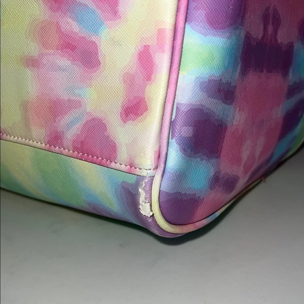 Tye dye Unicorn duffel Bag with detachable strap